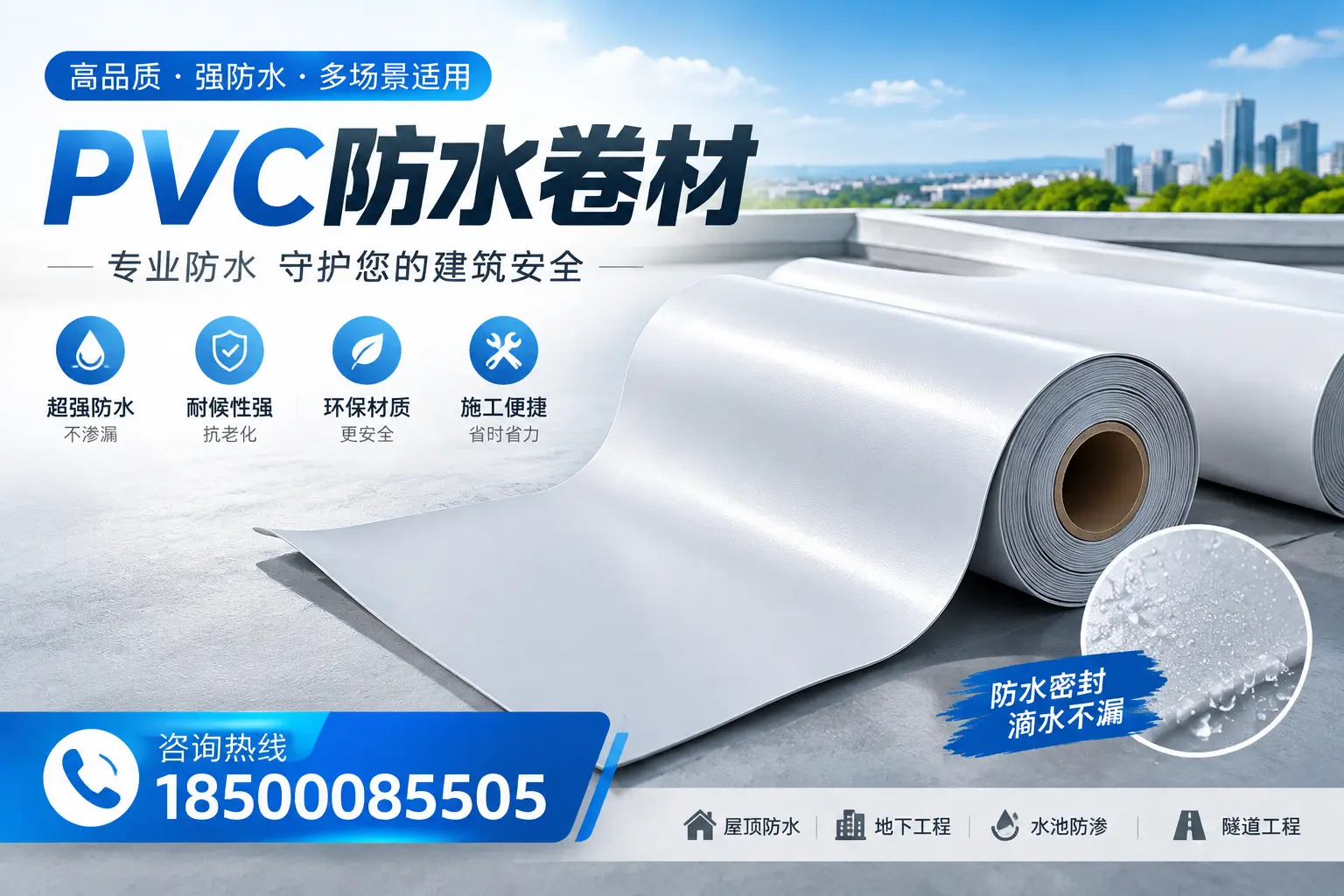PVC防水卷材的市场竞争分析,西宁品牌选择参考